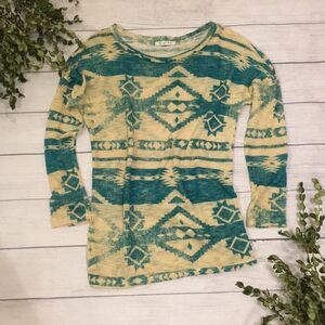 Tribal Print Sweater 